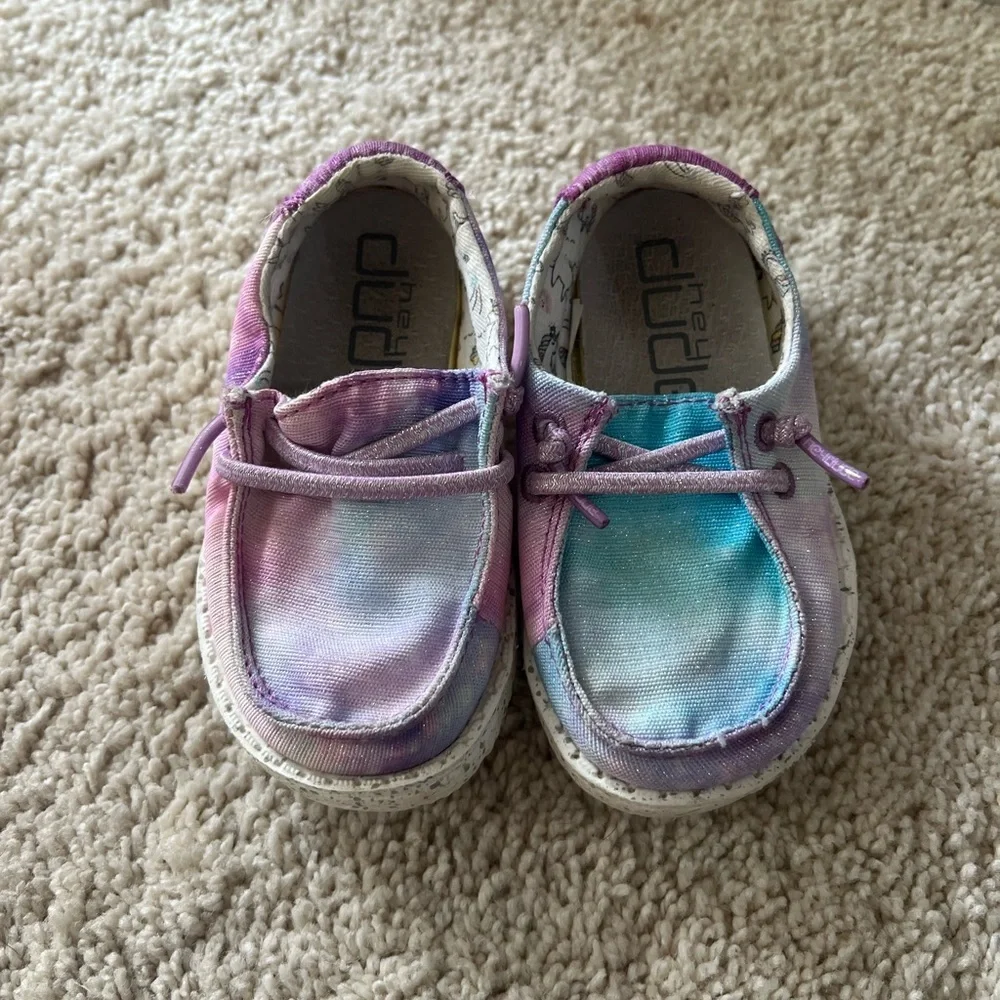 Hey Dude Kids Tie-Dye Loafers - Picture 1 of 4